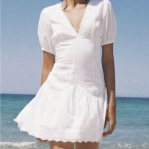 Nwt zara white summer dress